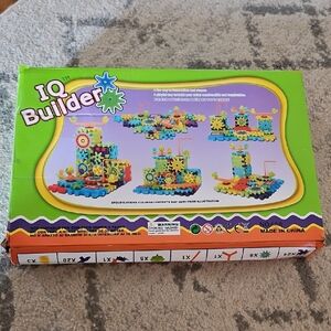 Iq Builder Colorful Interlocking Gear Set for Kids W Motor